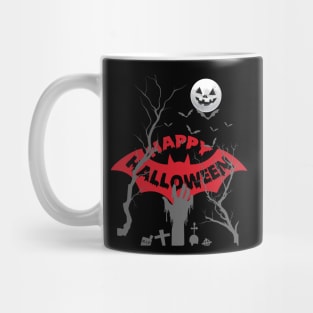 Holloween Happy Halloween Bat Scary Moon Mug